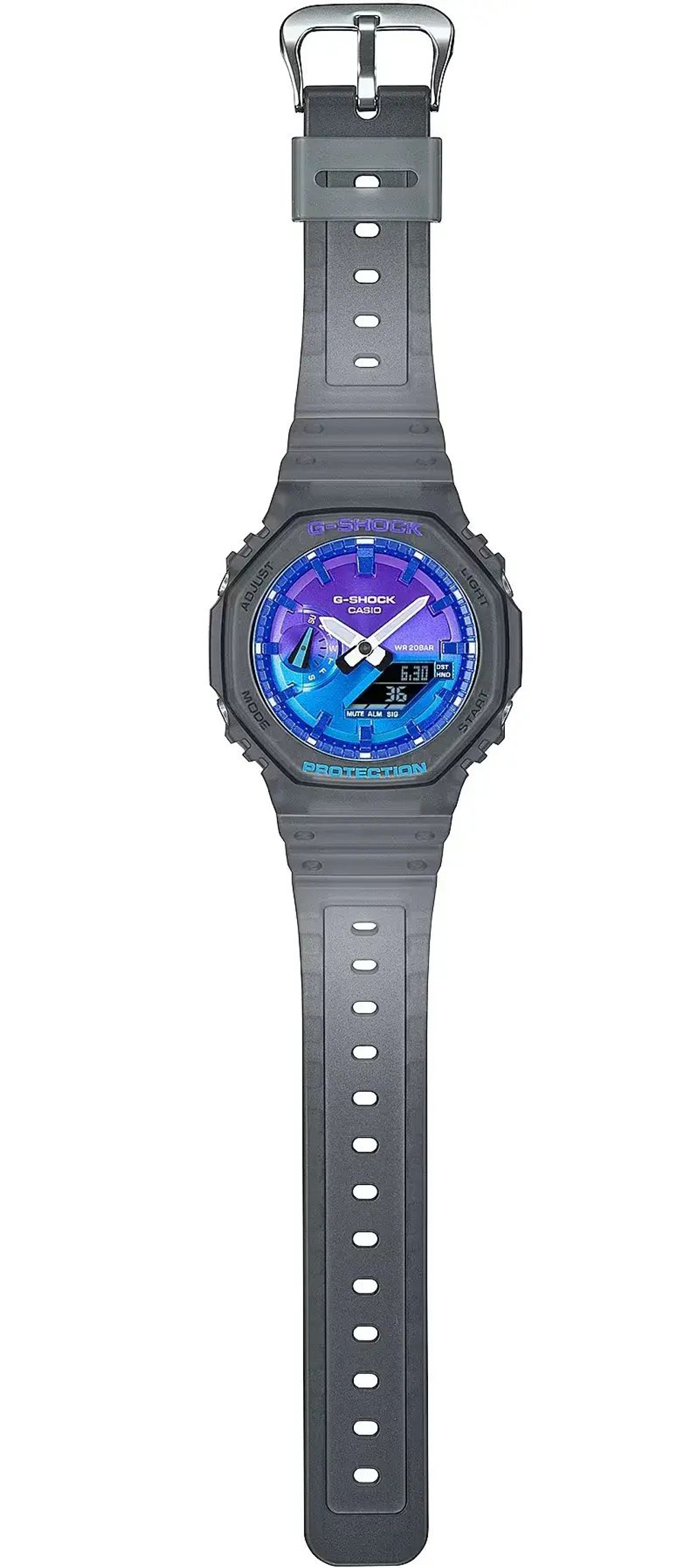Мужские наручные часы Casio GA-2100FLS-8A2
