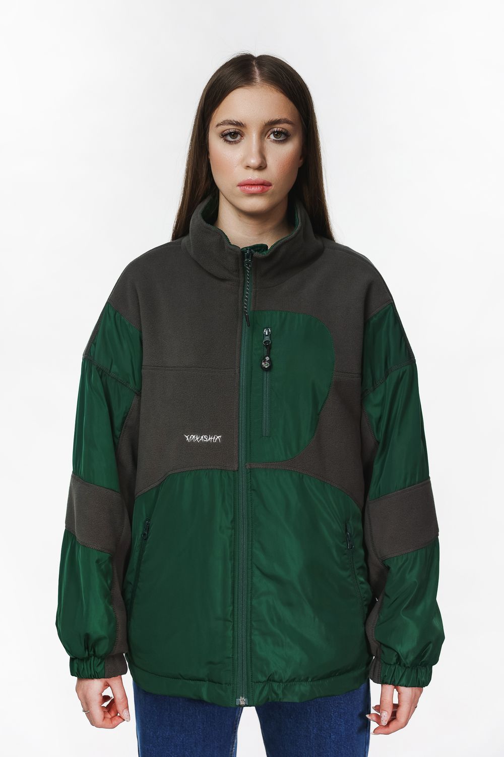 Куртка Ymkashix флисовая Ranger серо-зеленая