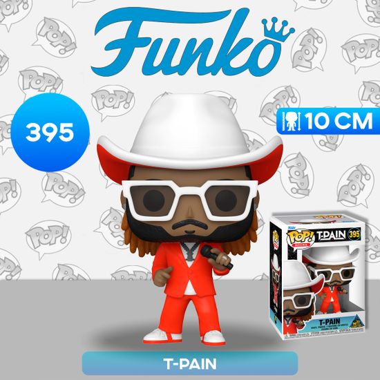 Фигурка Funko POP! Rocks T-Pain (395) 79706 / Фигурка Фанко ПОП! в виде американского рэпера, T-Pain