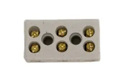 Клемма Navigator NTB-HCR 3*24 24А +350°C керамика белая 30424