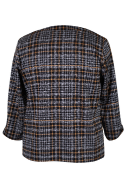 Джемпер женский 3409зпб, клетка #225Клб033409зпб