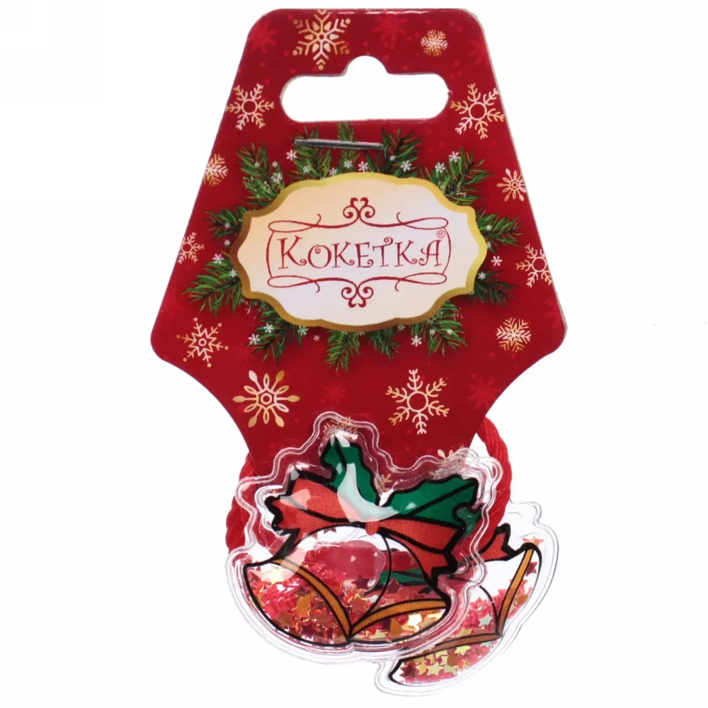 Резинки для волос детские 2 шт «Little surprise - Звонкие колокольчики», d-5 см (хедер НГ Кокетка)