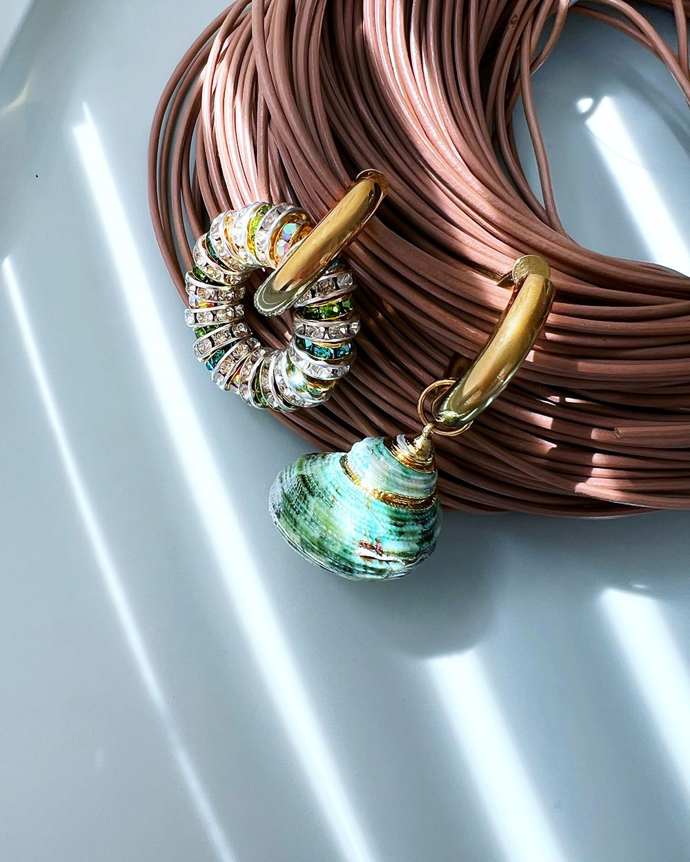 Подвеска Ракушка Green