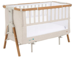 Кровать-трансформер приставная Tutti Bambini CoZee XL 120х60 см Scandinavian Walnut/Ecru