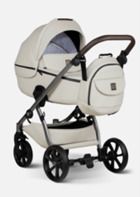 Tutis Коляска 2 в 1 UNO 5+ Leather Black Sesame