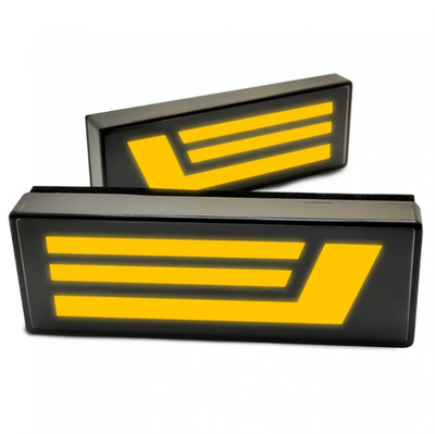 Повторители поворотника диодные LADA Niva (желтые полосы)