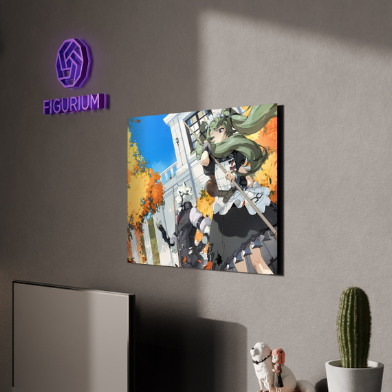 Постер Corin and Lycaon in park - Zenless Zone Zero