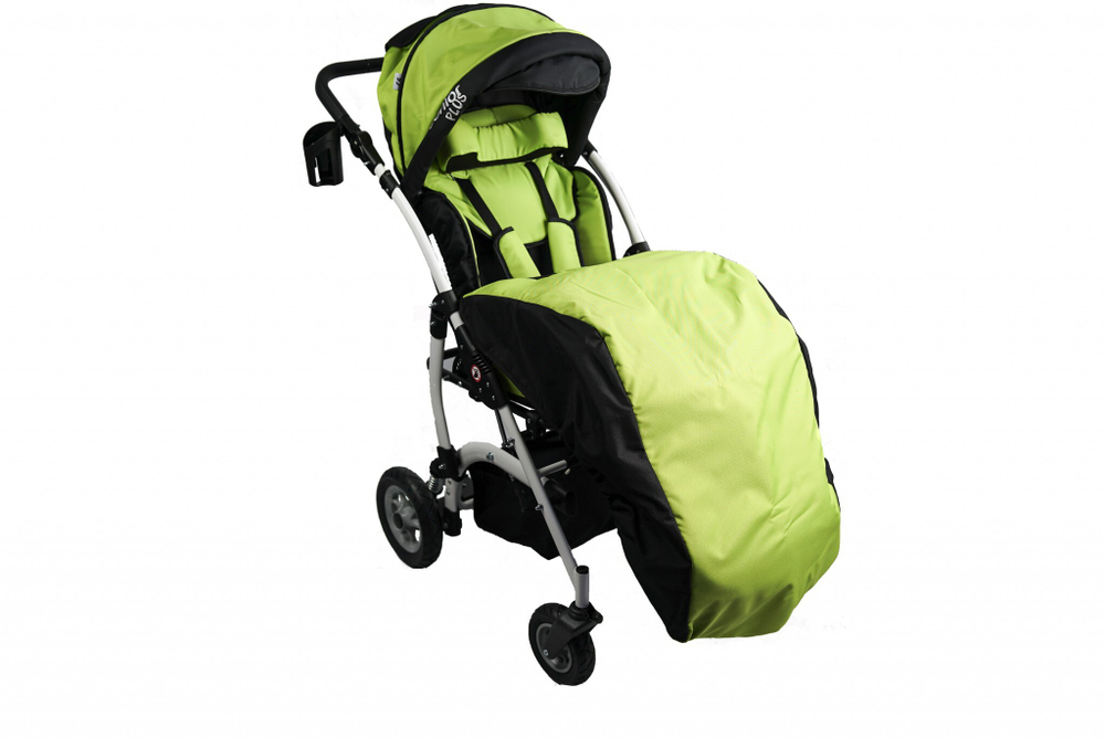 Кресло-коляска для детей с инвалидностью и ДЦП JUNIOR PLUS размер 3 до 75 кг с одеждой