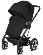 Коляска Cybex Talos S Lux BLK complete Cloud G Almond Beige Plus 3 в 1 Moon Black с дождевиками