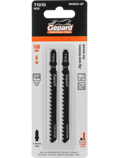 Пилка лобз. по дереву T101D (2 шт.) GEPARD