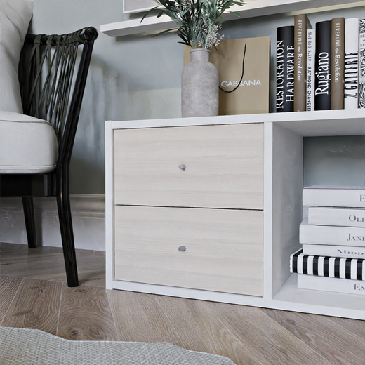 QBox Набор ящиков (2 шт) - H1223 ST19 Ясень Севилья