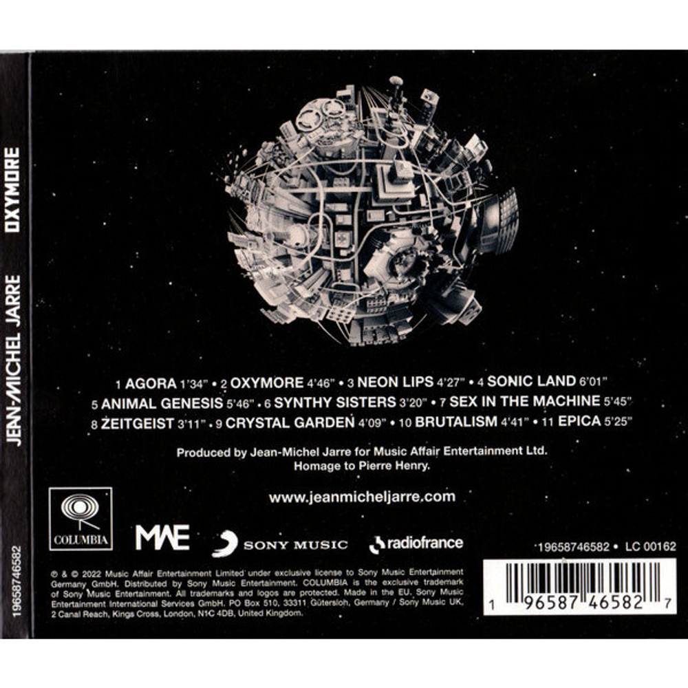Jean-Michel Jarre / Oxymore (CD)