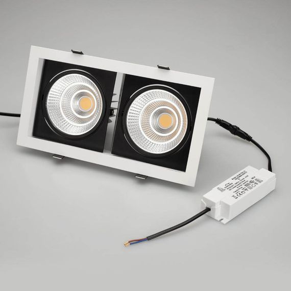 Встраиваемый светодиодный светильник Arlight CL-Kardan-S283x152-2x25W Day4000 027924