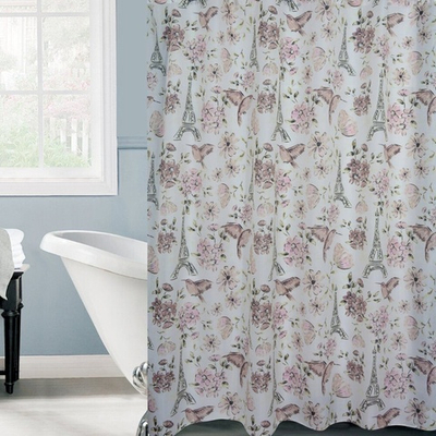 Штора для ванной 200*200см 12 колец "Rosenberg" R-730234