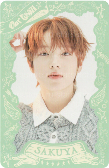 Фотокарта Sakuya NCT WISH - CONCERT TOUR: OUR WISH TRADING CARD