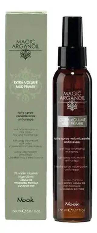 Nook Mолочко-праймер для придания объёма тонким волосам - Magic Arganoil Extra Volume anti-frizz Thermal Milk , 150 мл
