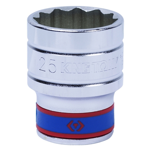 KING TONY (433025M) Головка торцевая стандартная двенадцатигранная 1/2", 25 мм