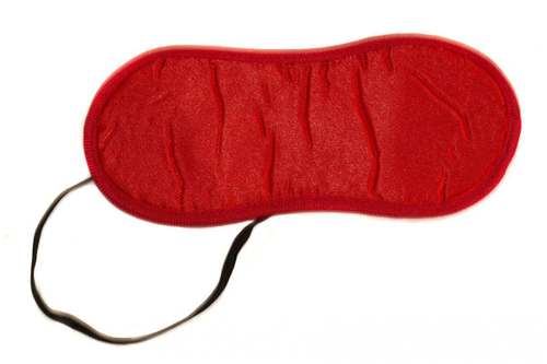 Маска на глаза BONDAGE Lola Games, красная тканевая