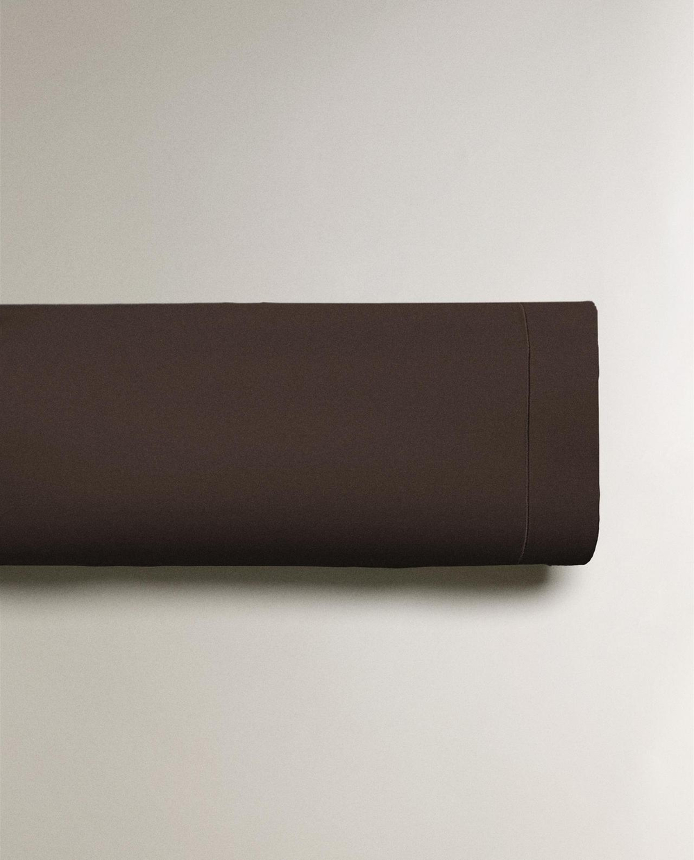 Zara Home - Атласная наволочка с подолом (300 нитей) 50x75 см