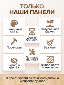 Декоративные панели для стен Сонома