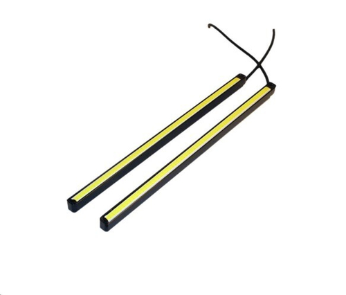 Дневные ходовые огни 12V COB метал. корпус 205 мм (к-т 2шт) (Вымпел)