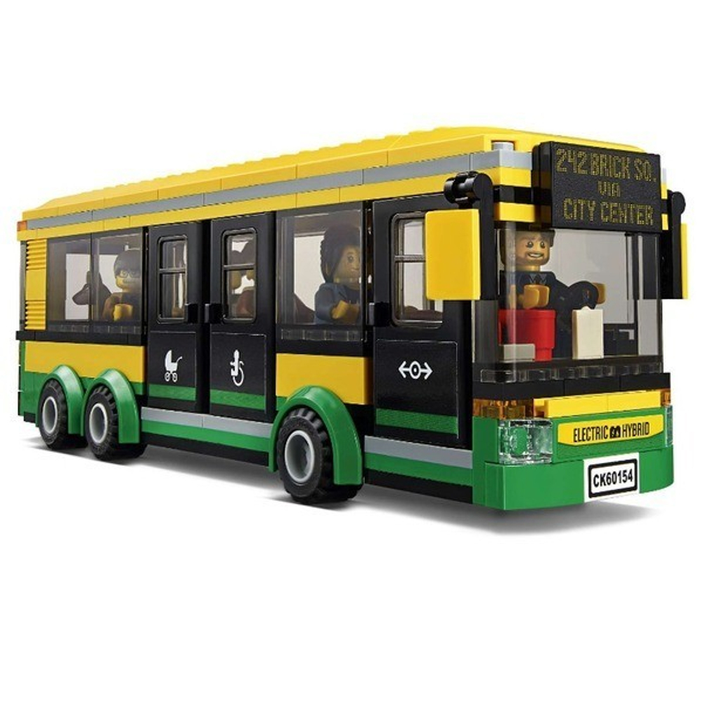 LEGO City: Автобусная остановка 60154 — Bus Station — Лего Сити Город