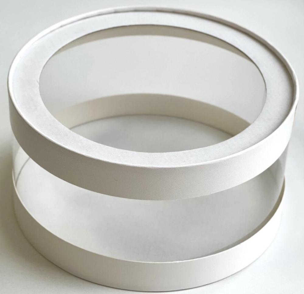 Шайба-аквариум БЕЛАЯ диаметр 200 мм высота 100 мм