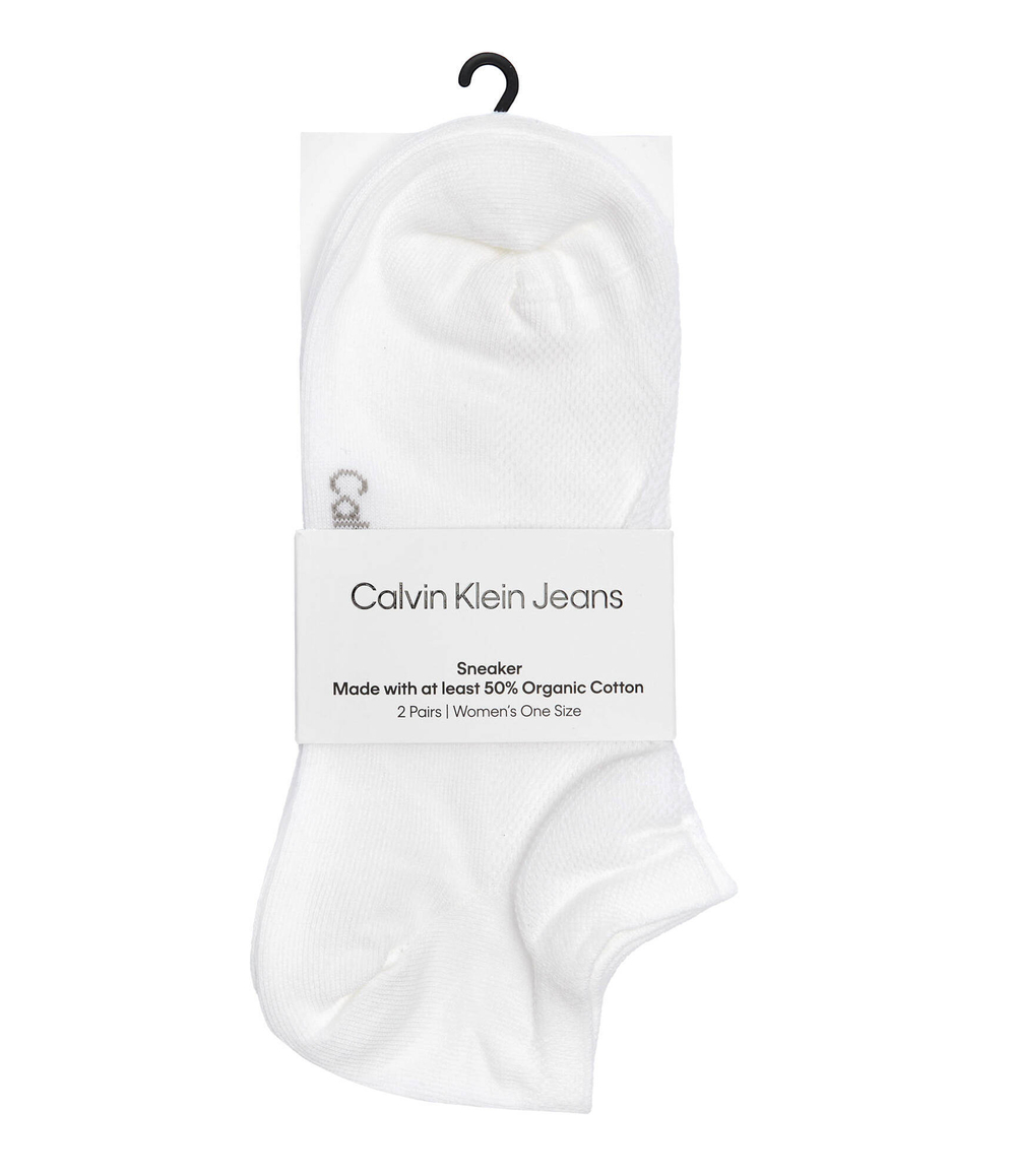 Носки/носки-следы 2 пары Calvin Klein Jeans - белый(701231403)
