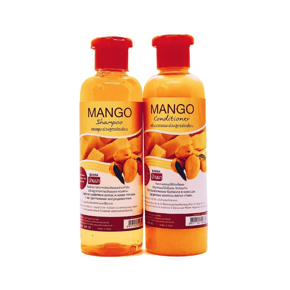 Шампунь и Кондиционер для волос Banna Mango Манго