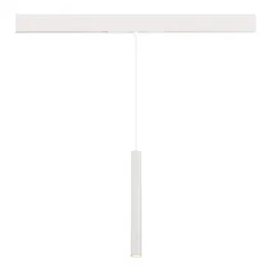 ST682.536.07 Магнитный трековый светильник Белый LED 1*7W 3000K Lm Ra90 36° IP20 D32xH307 48V СКАЙЛАЙН 48V