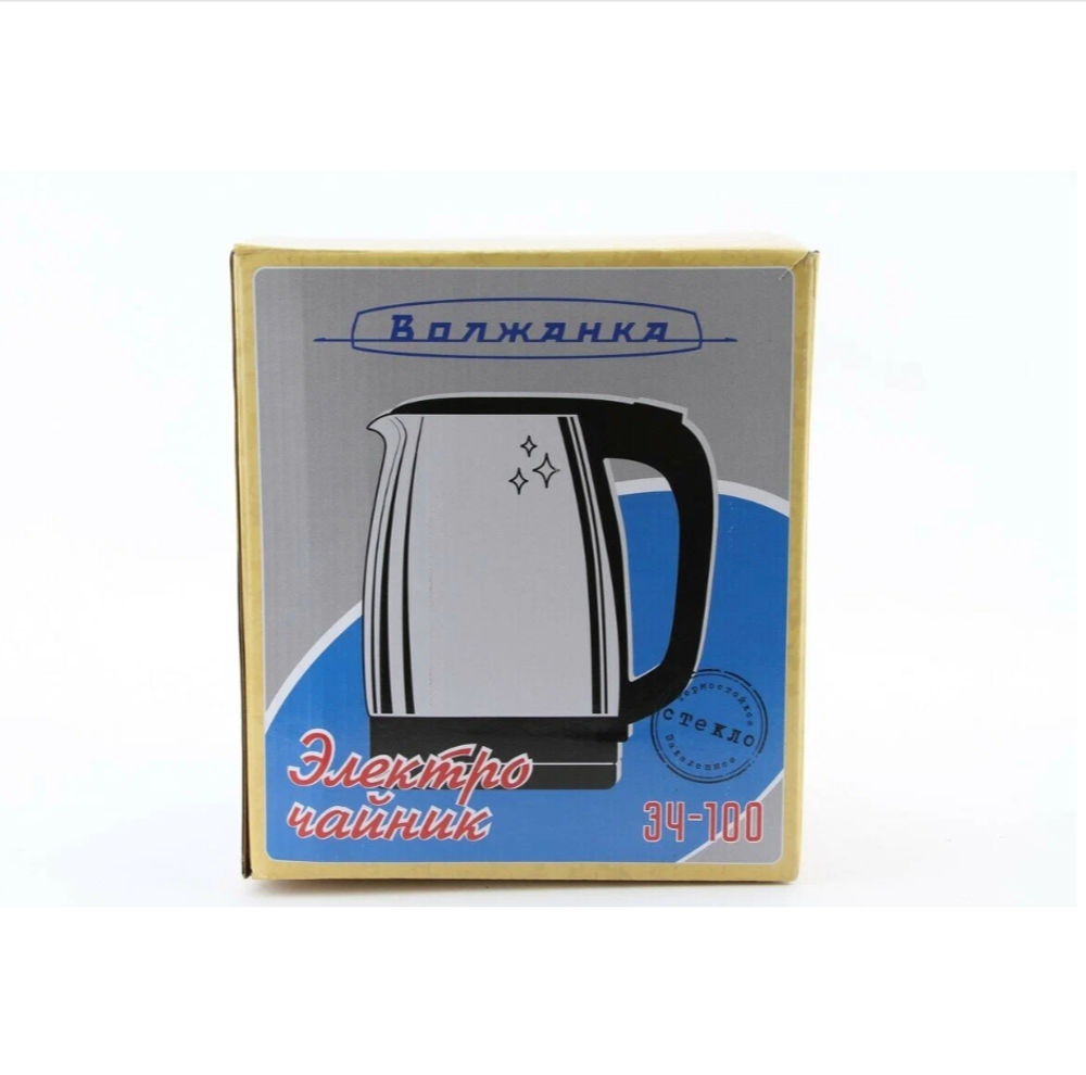 Чайник электрический Волжанка ЭЧ-100 стекло