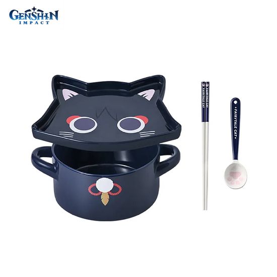 Набор посуда керамическая Genshin Impact Странник Wanderer Fairy tale cat home theme series ceramic tableware set 28298 (10131010/060825/5255506/4, Китай)