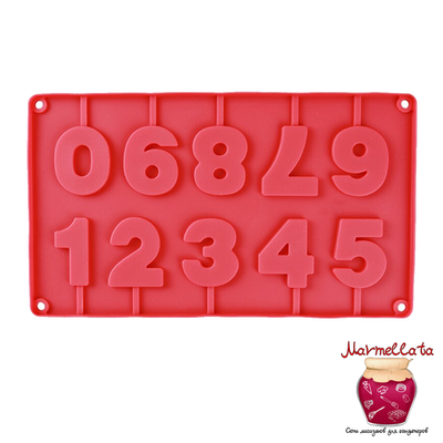 Форма силиконовая "ЦИФРЫ", 29*17 см