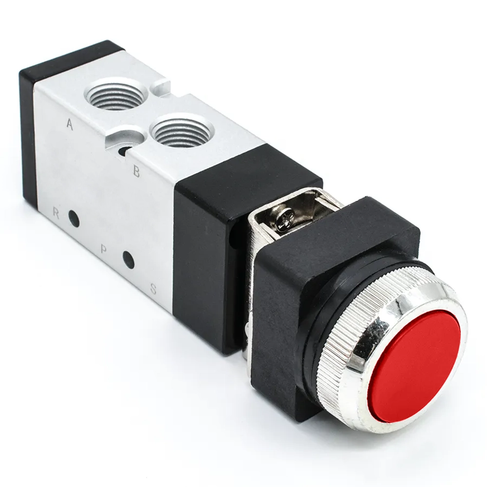 MSV86522-PP Распределитель кнопка 5/2, G1/4