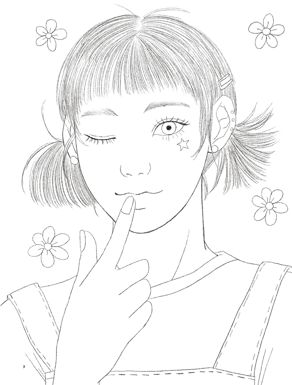 Pretty Girl 2. Coloring Book