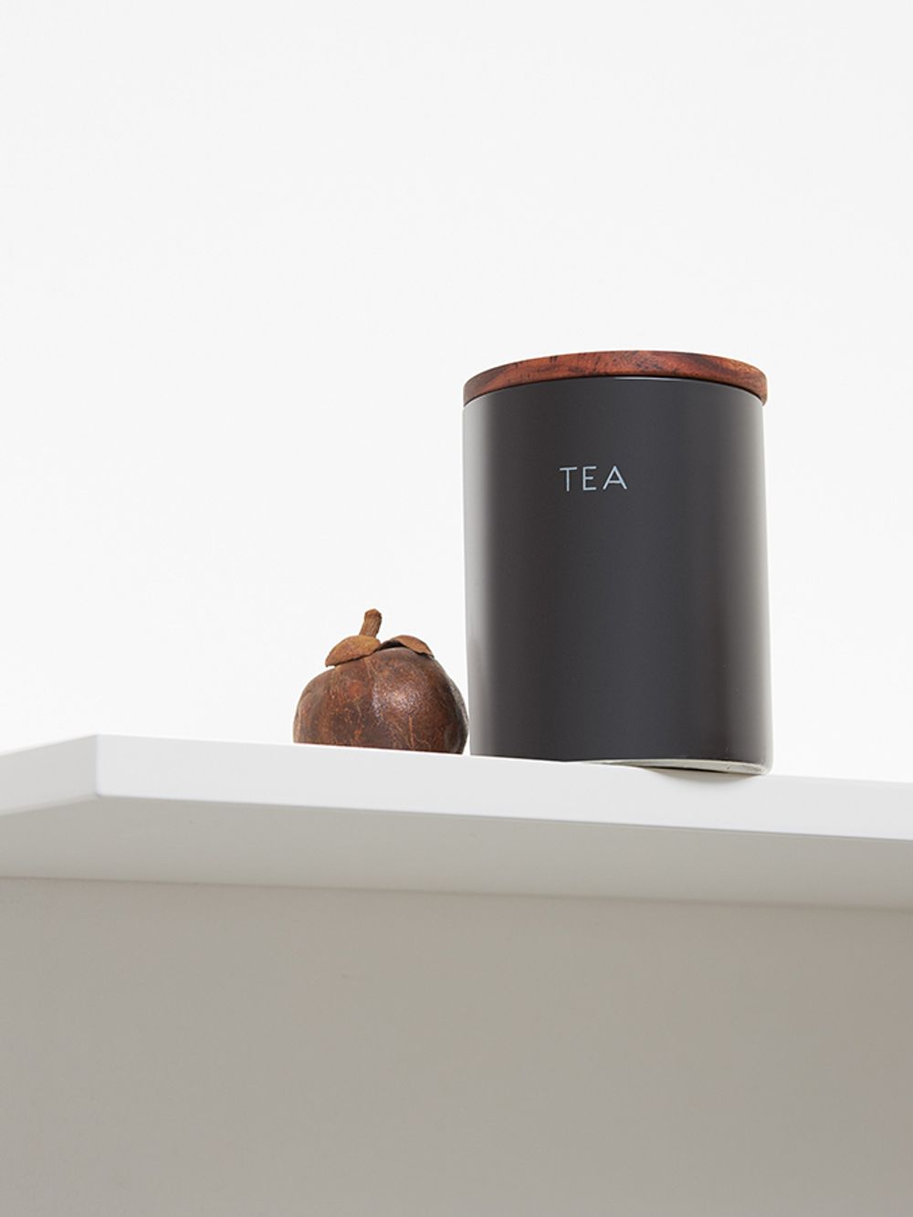 Банка керамическая для хранения чая, 650 мл, черная