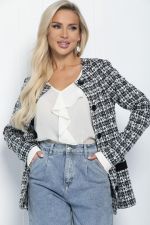 Жакет Джорджия (черно-белый) Б11260 LT Collection