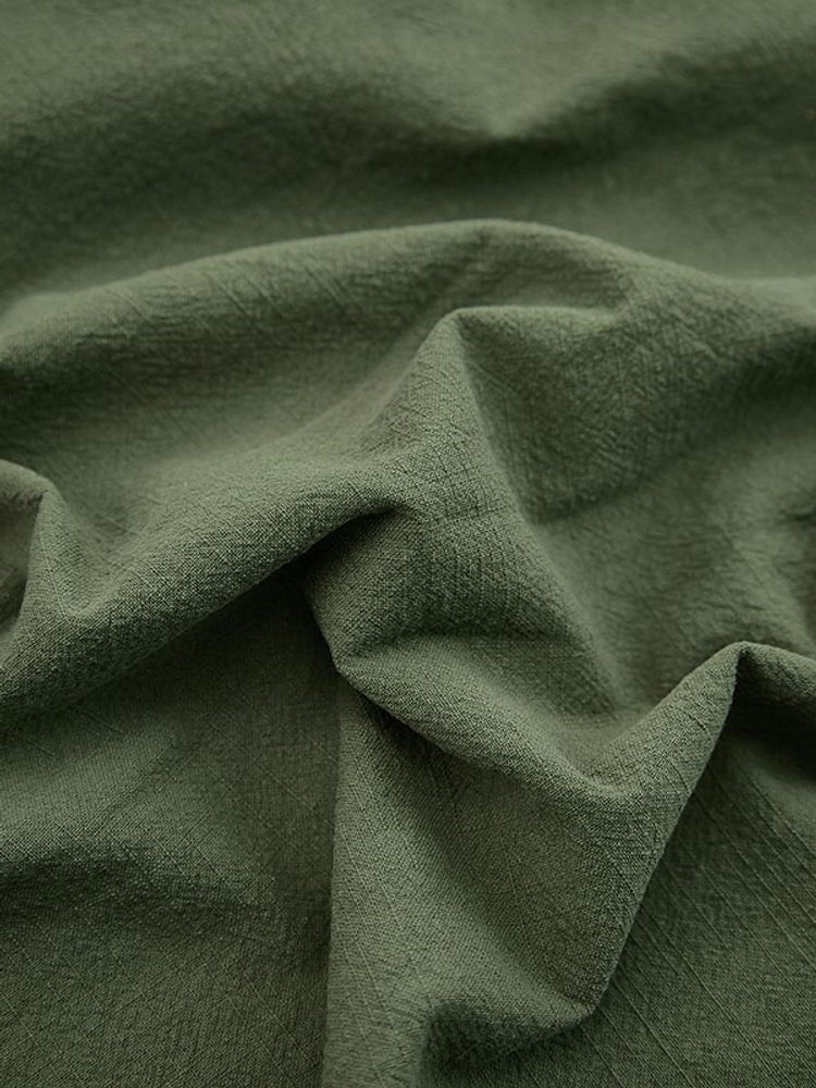 Ткань костюмная Крапива, 224 г/м2, 140 см, Оливковый хаки