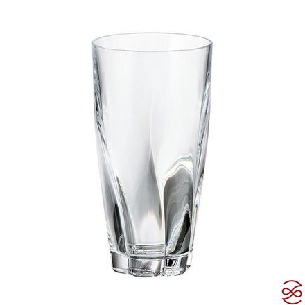 Набор высоких стаканов Crystalite Bohemia Barley twist 390мл (6 шт)