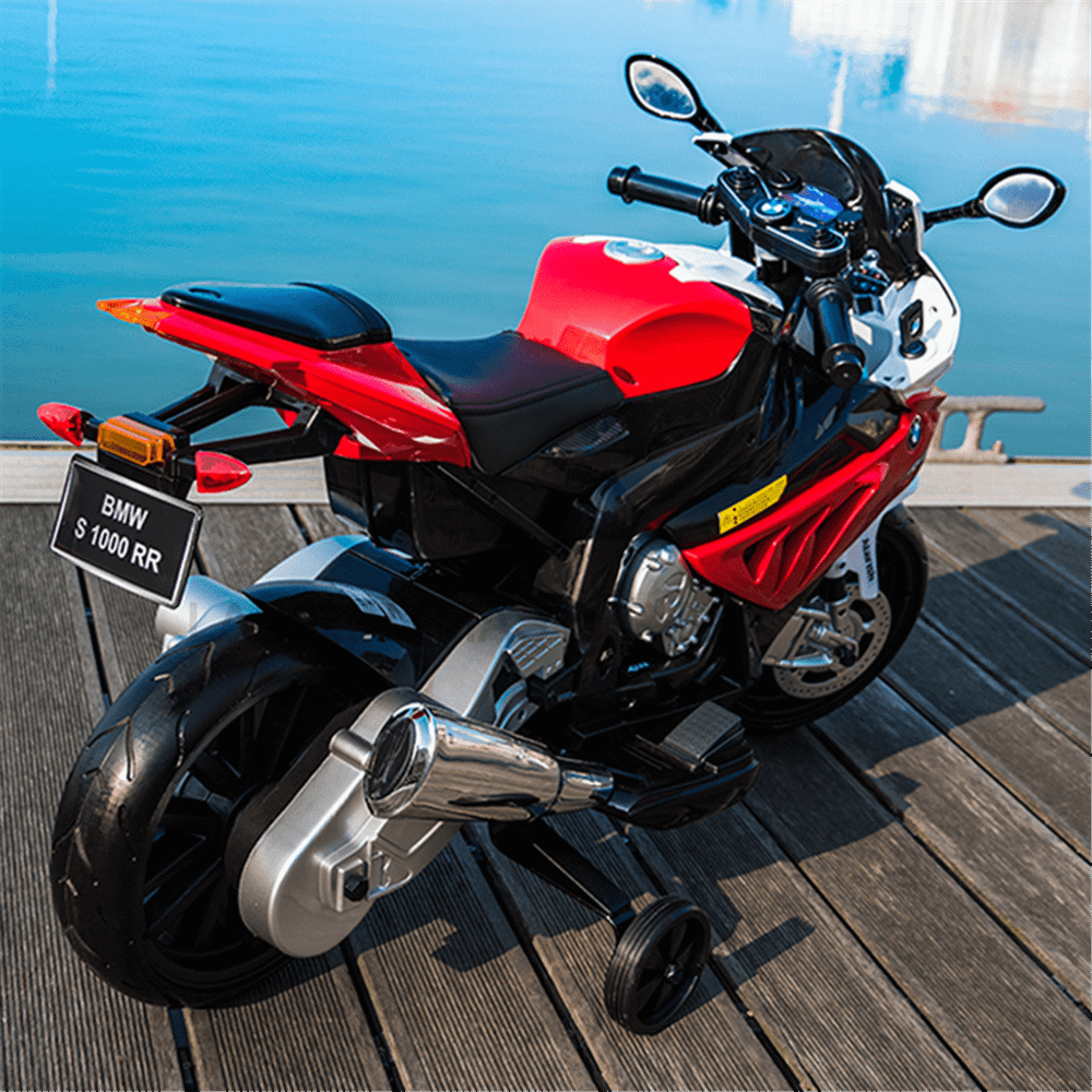 Детский электромобиль "BMW S1000RR", красный