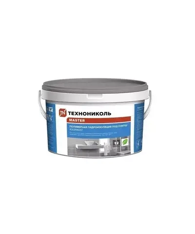 Гидроизоляция для ванны Технониколь AquaMast, ведро 5 кг, мастика гидроизоляционная под плитку