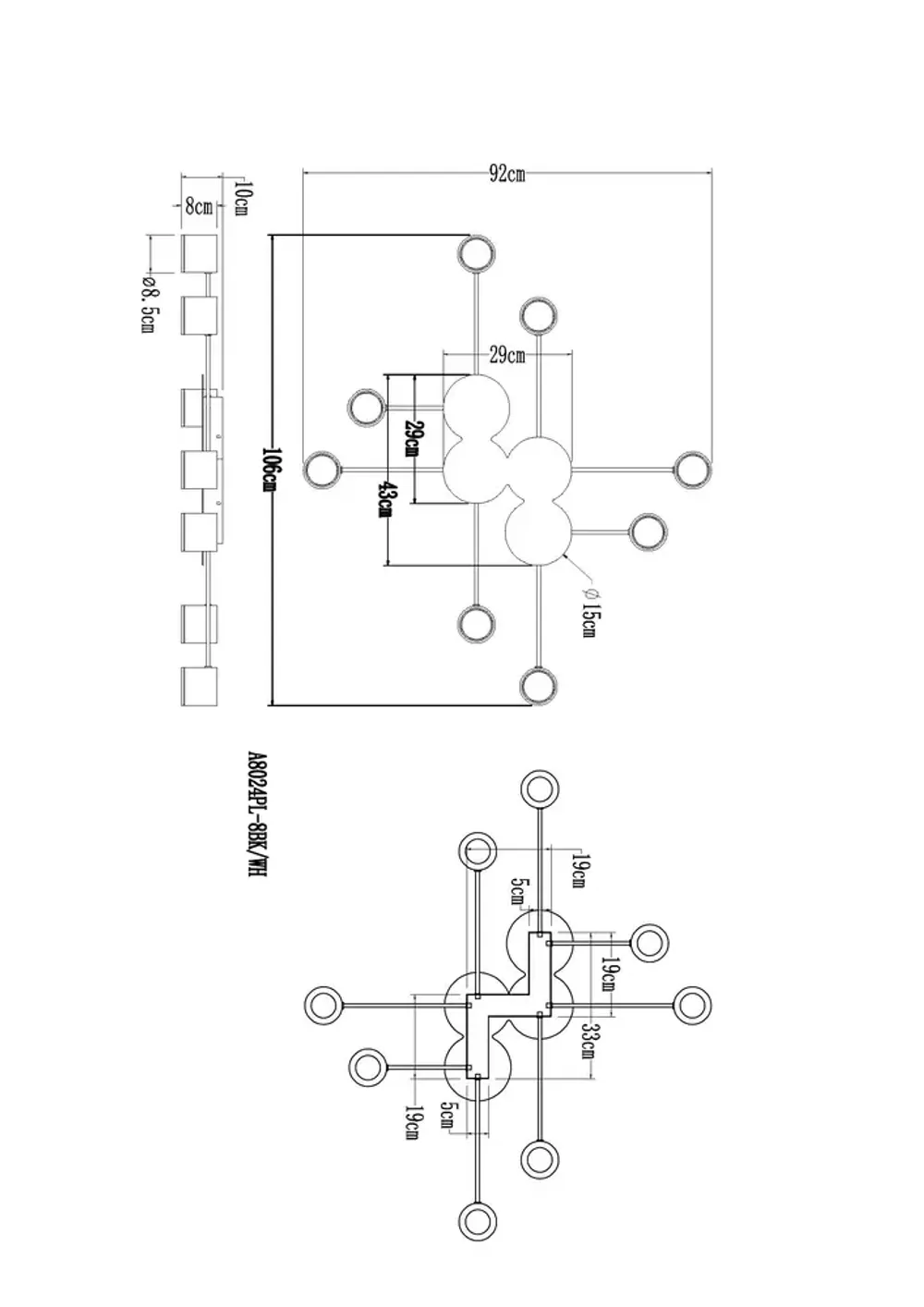 Потолочная люстра Arte Lamp