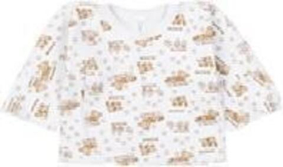 Распашонка д/новорожд. р.56-62 T02IR-0/1 белый, звери (Такро)