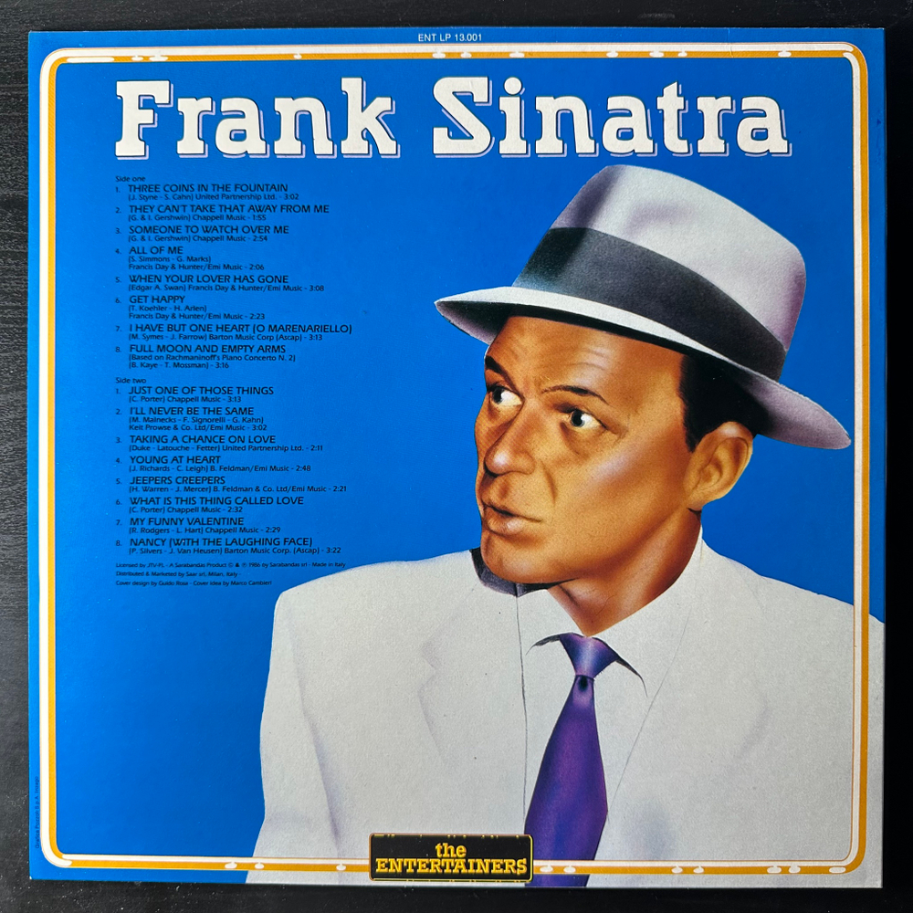 Frank Sinatra ‎– Frank Sinatra (Италия 1986г.)