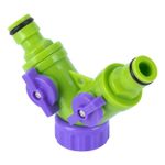 Разветвитель, 3/4 внутр.резьба, двухканальный, регулируемый, со штуцерами Palisad, 66426