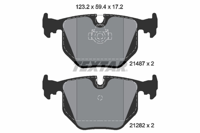 TEXTAR - 2148701-TET - Brake Pad Set, disc brake