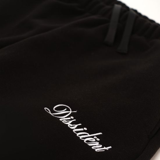 Штаны Dissident Sweatpants Never Logo (black)