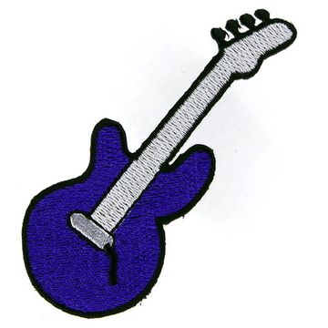 Нашивка Гитара фиолетовая