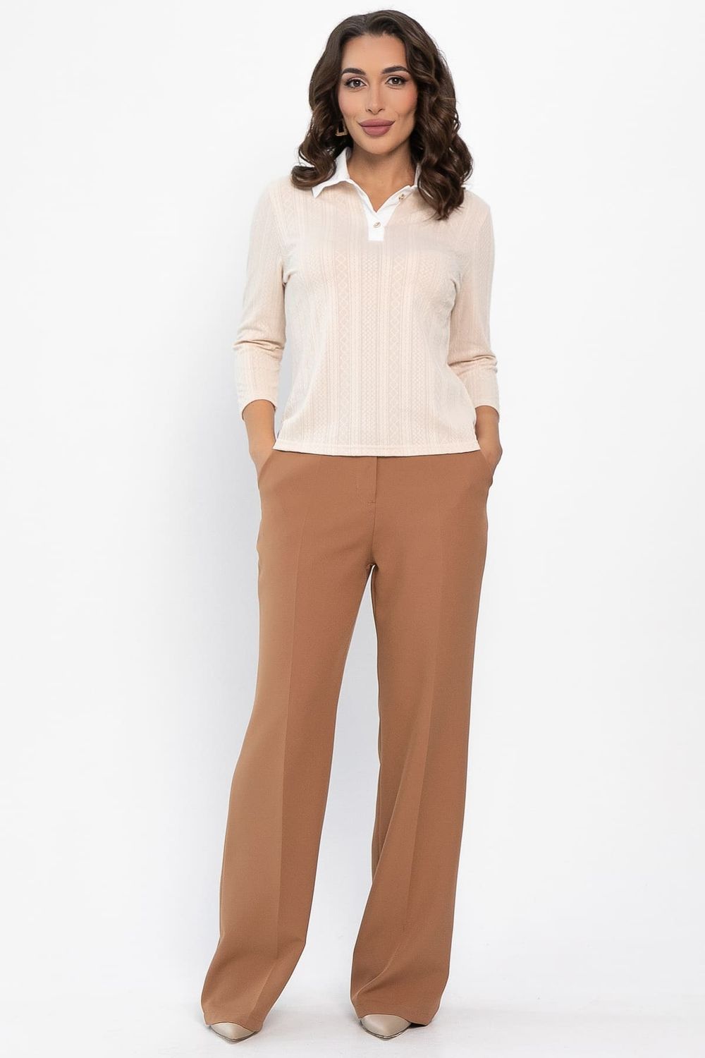 Поло Тренди НЬЮ (бежевое) Б14152-10М LT Collection