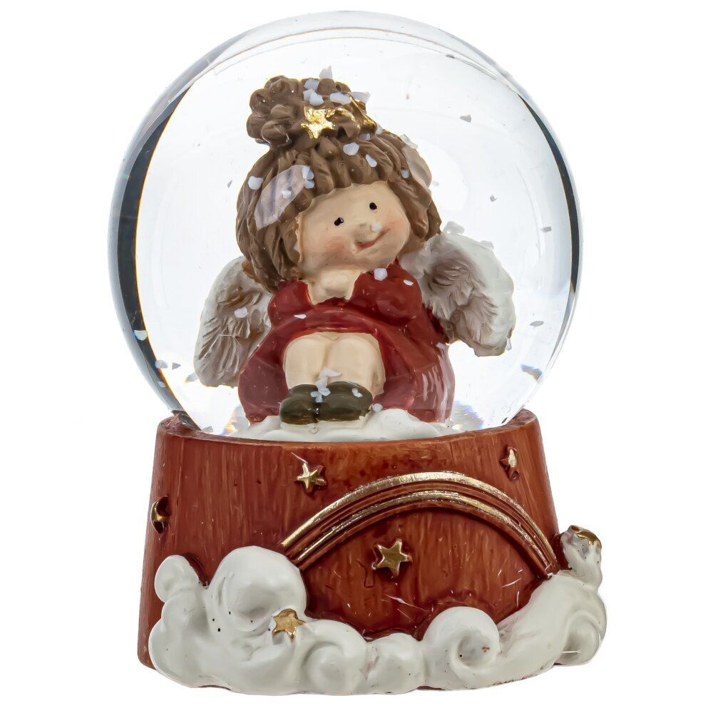 GAEM Фигурка декор в стекл шаре "Ангел", D 4.5 см, L4,5 W4,5 H6 см, 2в.